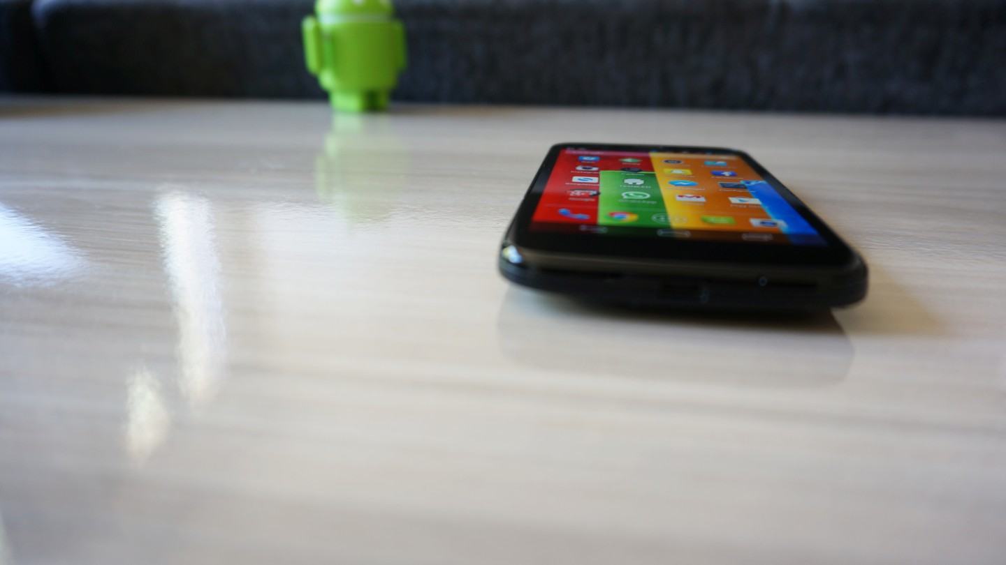 O Moto G é bastante rápido.