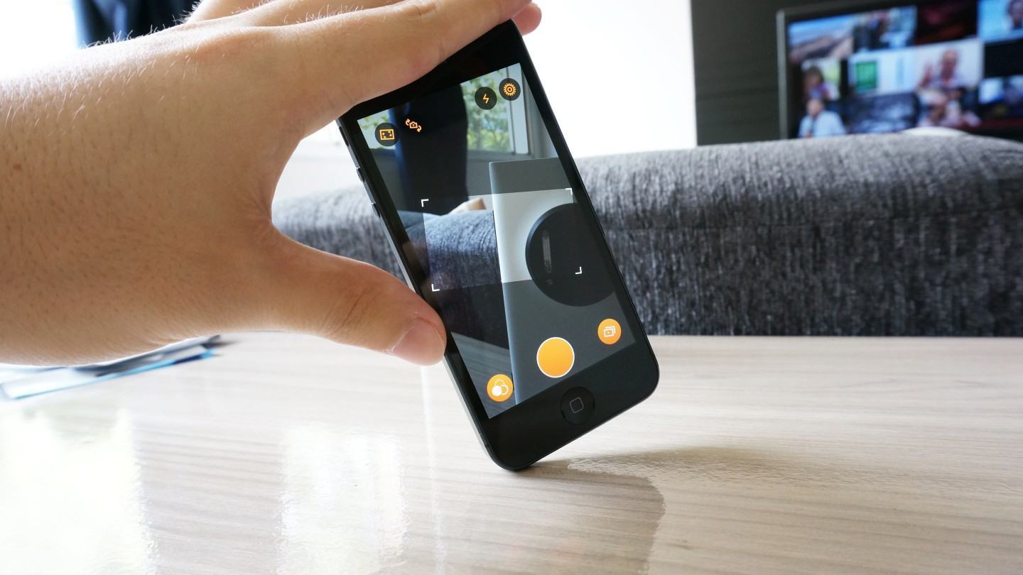 Horizon em ação: filmagem em modo paisagem mesmo com o celular na vertical.