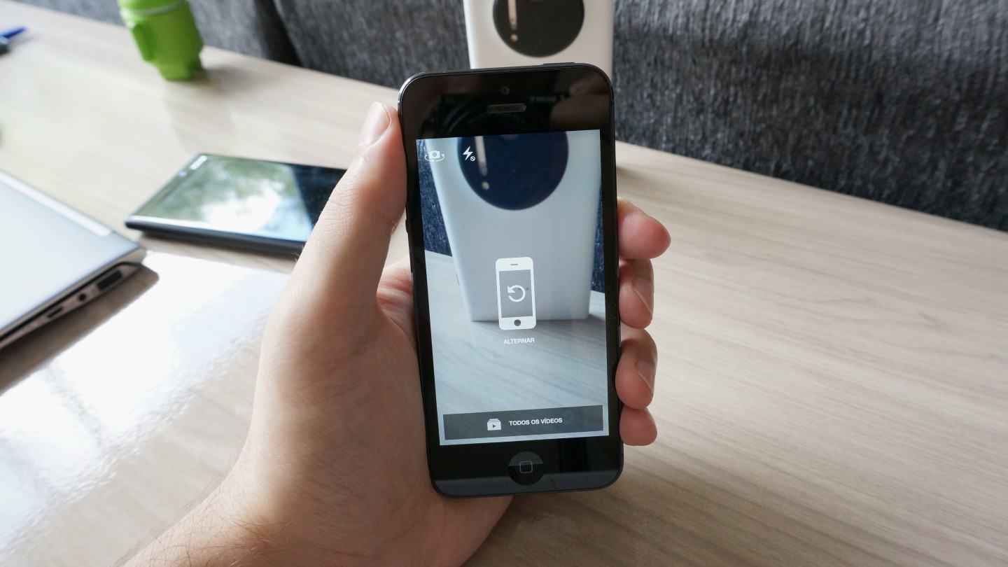 O YouTube Capture só funciona em modo paisagem.