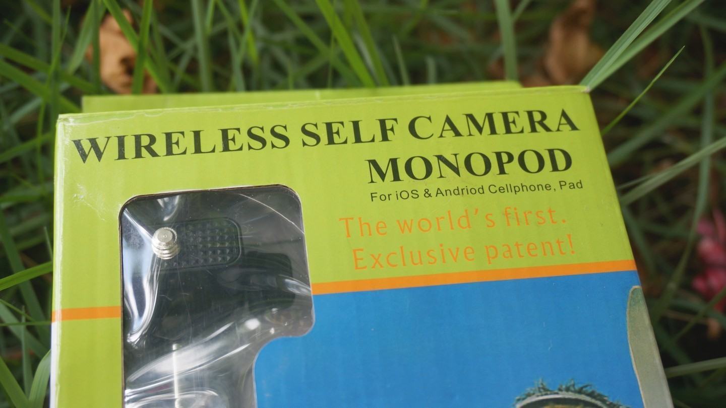 Embalagem do pau de selfie.