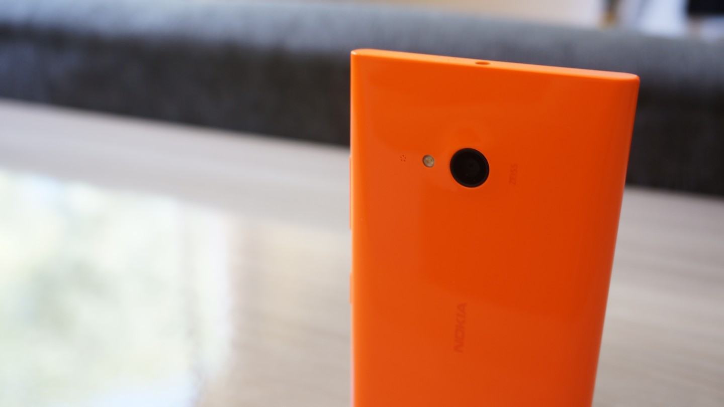 Detalhe na câmera principal.