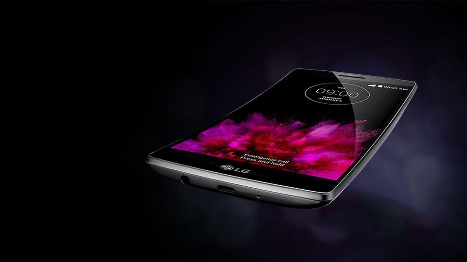Montagem de divulgação do G Flex 2.
