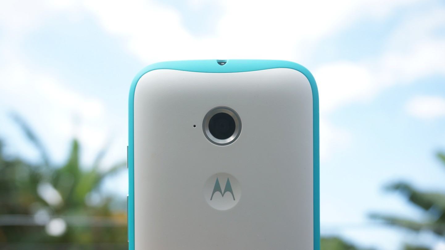 Detalha na câmera principal do Moto E.