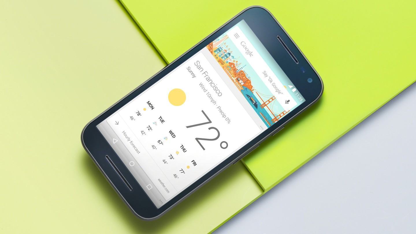 Foto de divulgação do novo Moto G.
