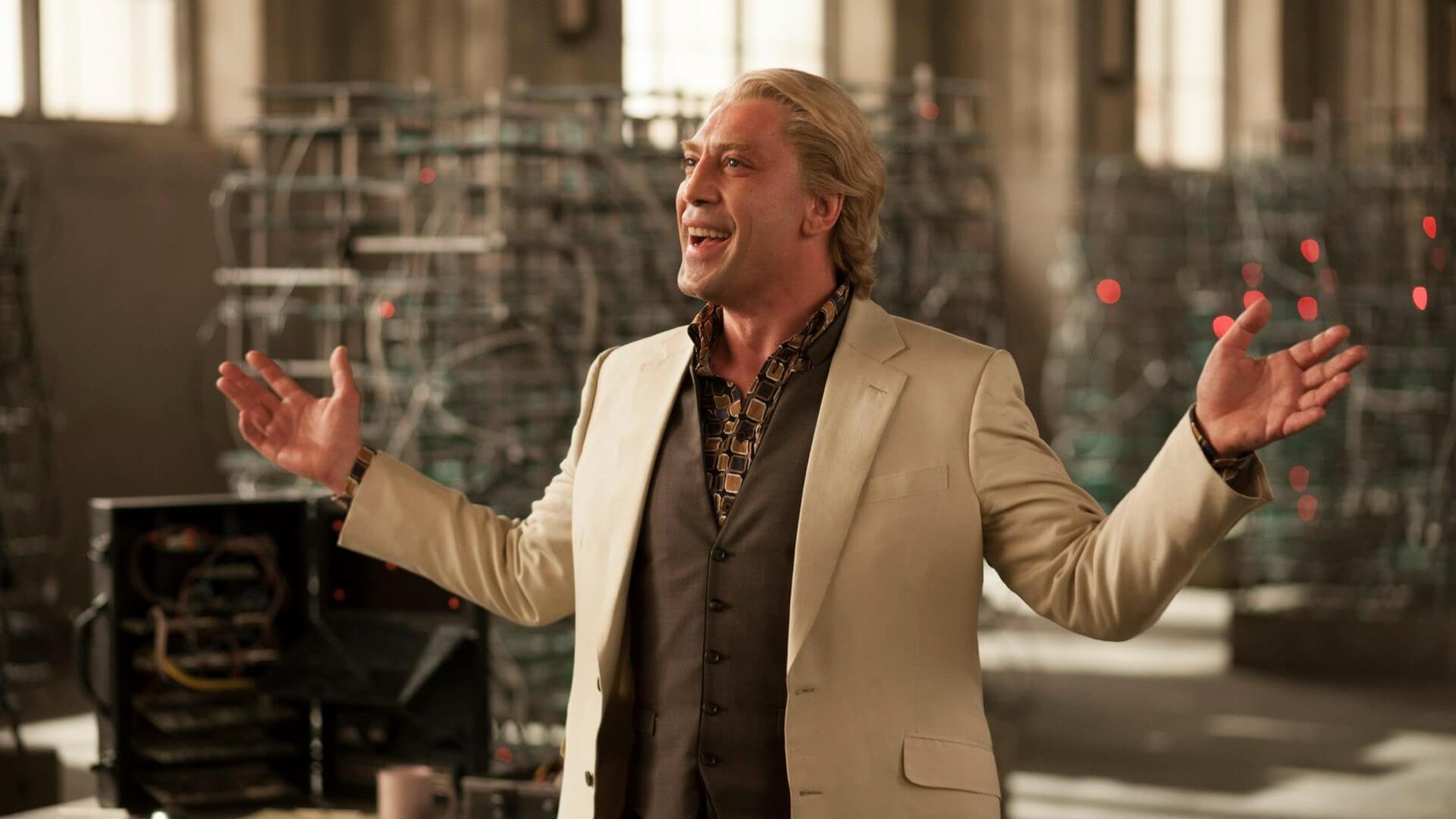Javier Bardem em 007: Operação Skyfall.