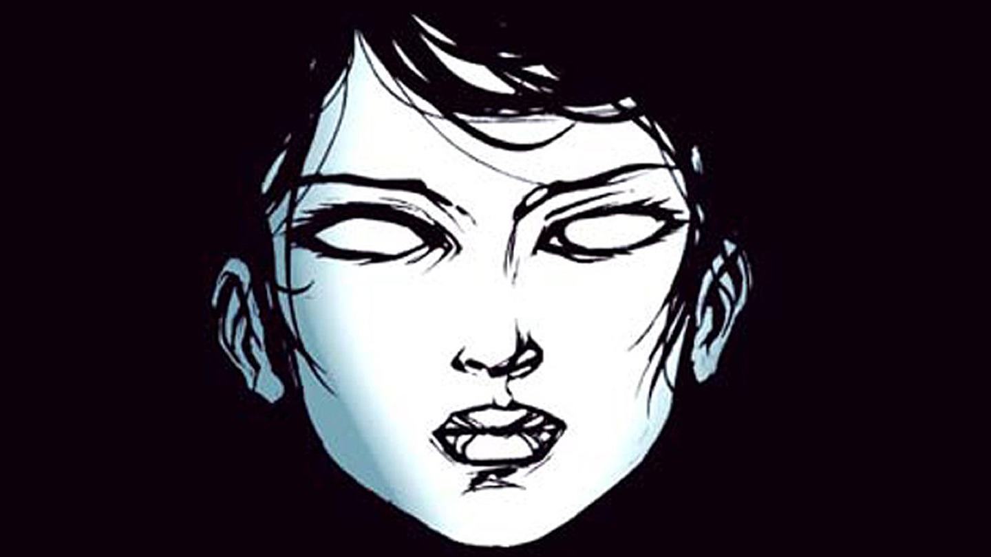 Molly de Neuromancer, da capa da edição brasileira do livro.