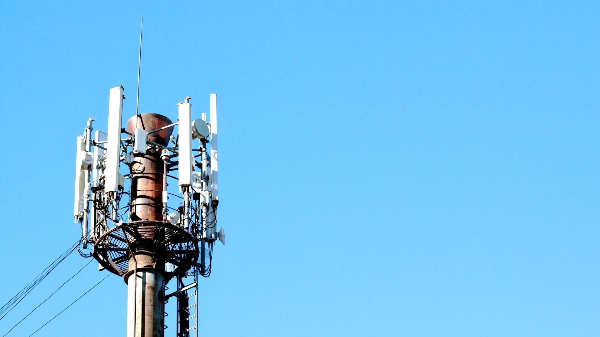 Antena de telefonia móvel.