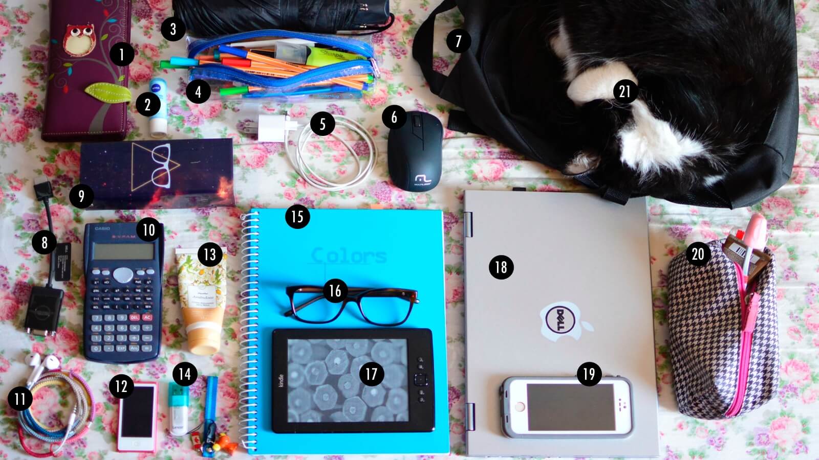 O que tem na mochila da Gabriela Marquette.