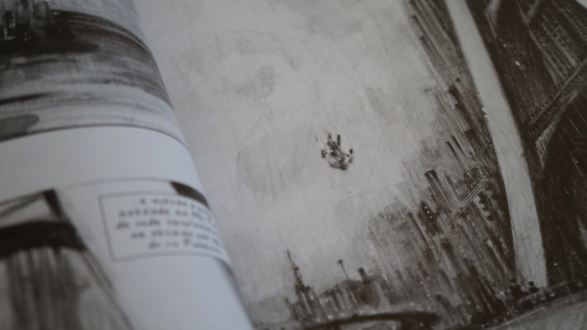 Detalhe de uma página de V.I.S.H.N.U.