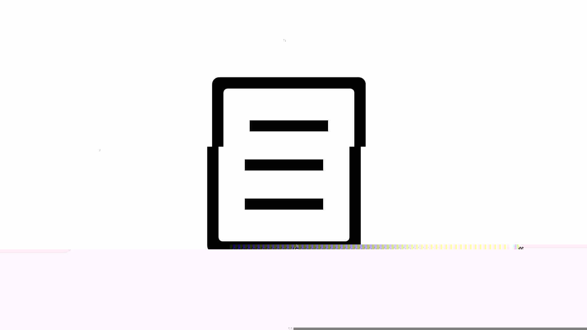 Logo do Manual do Usuário em glitch art.