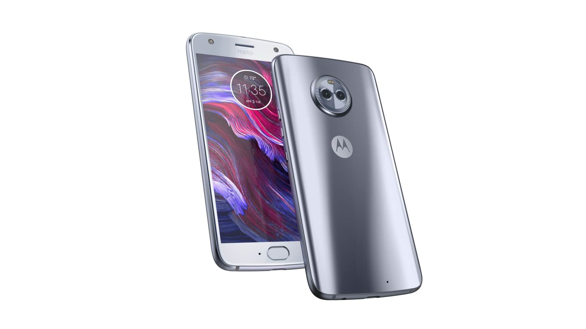 Foto de divulgação do Moto X4, da Motorola.