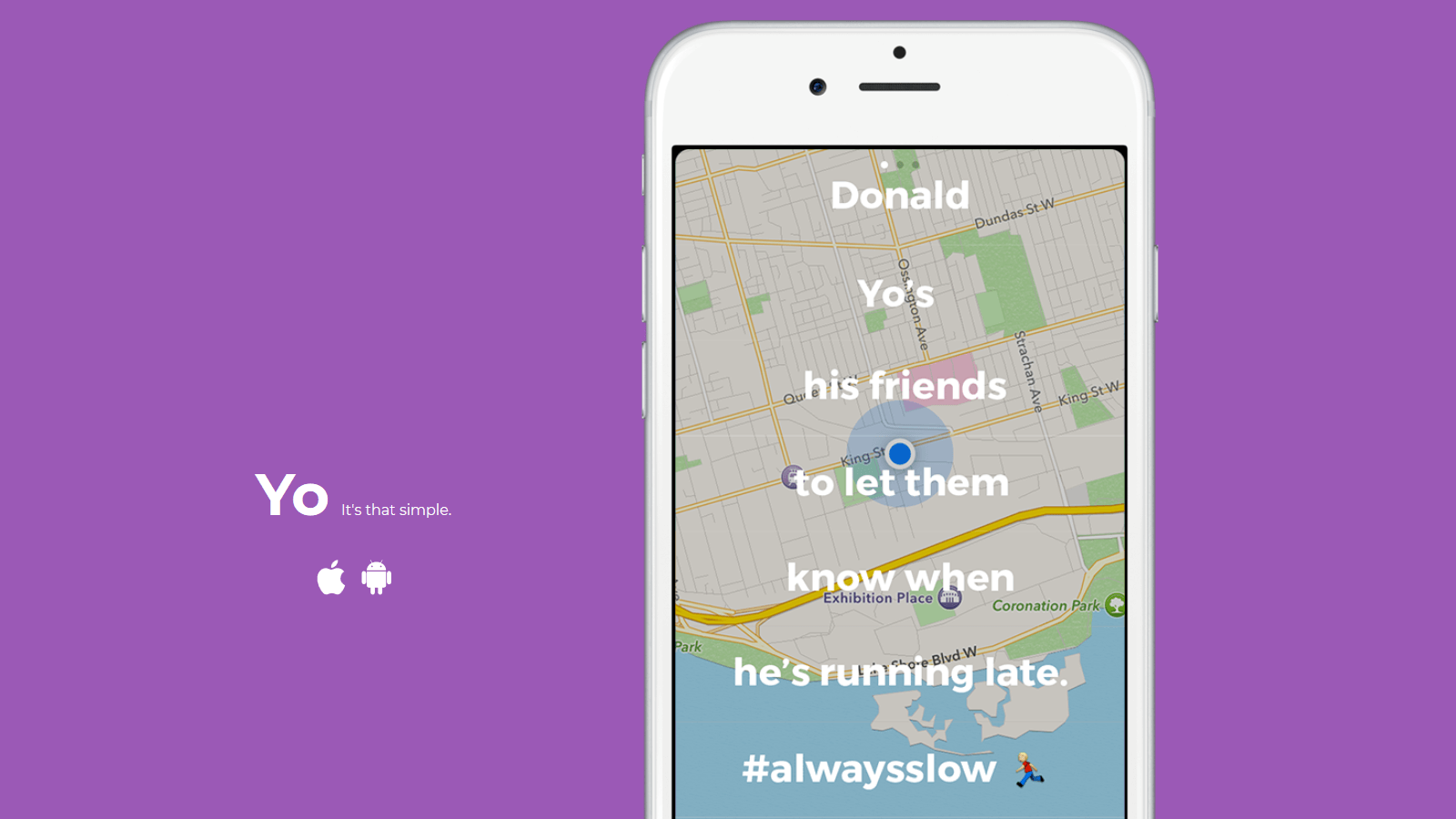 Print da capa do site do Yo.