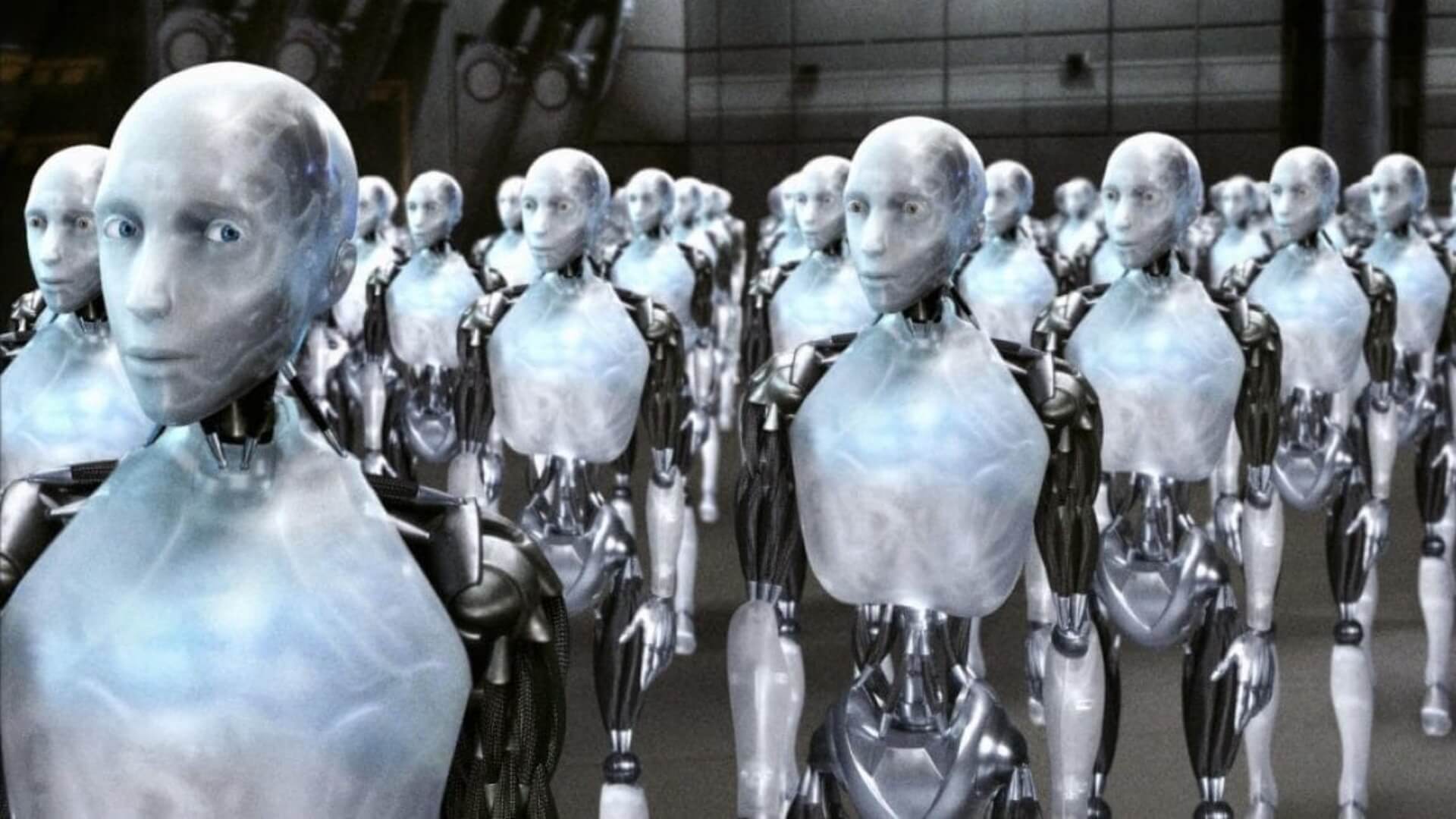 Cena do filme "Eu, Robô".