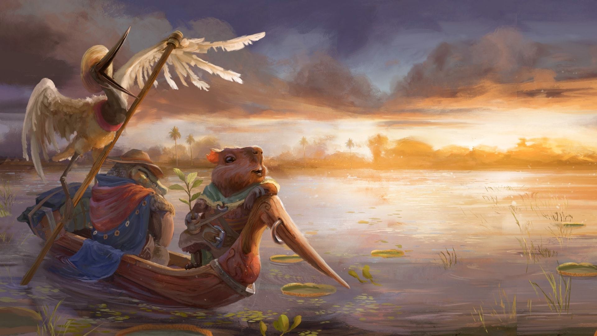 Arte do livro "Pantaikan", escrito e ilustrado por Diogo Carneiro.