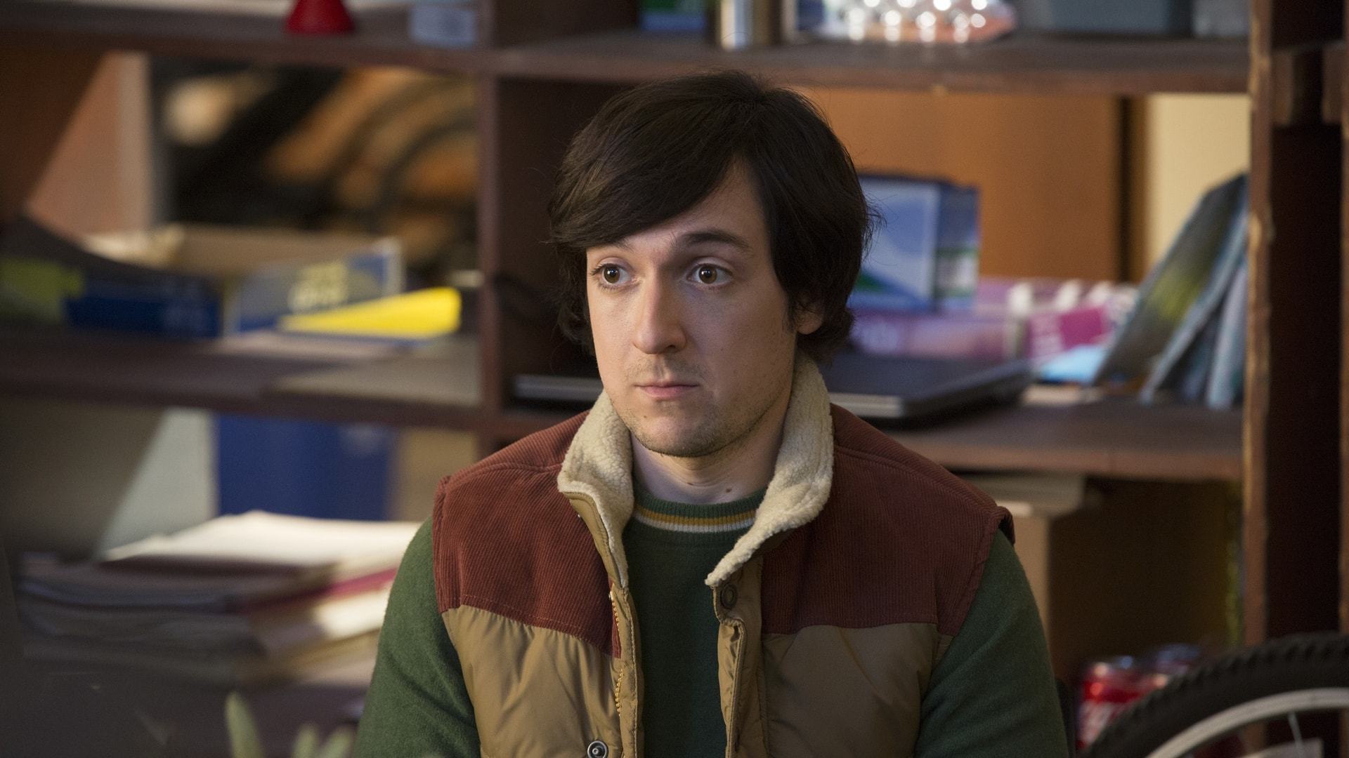 Foto do personagem Nelson "Big Head" Bighetti, da série "Silicon Valley".