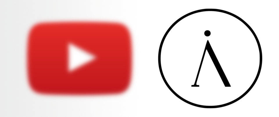 Ícone do YouTube borrado à esquerda; ícone do Invidious destacado à direita.