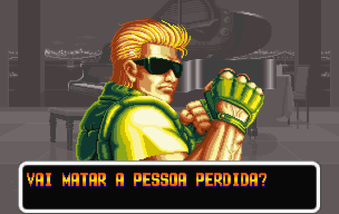 Fernando (chefe): — Vai matar a pessoa perdida?