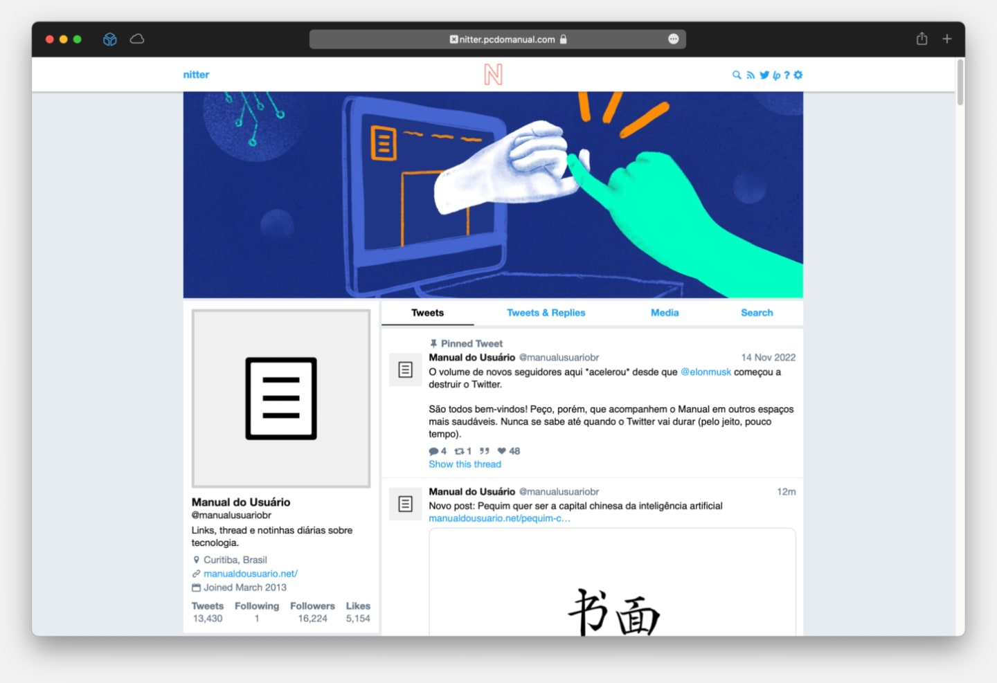 Dobrando a aposta na web ⁄ Manual do Usuário