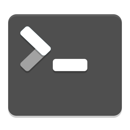 Ícone do Terminal do pacote de ícones Papirus.