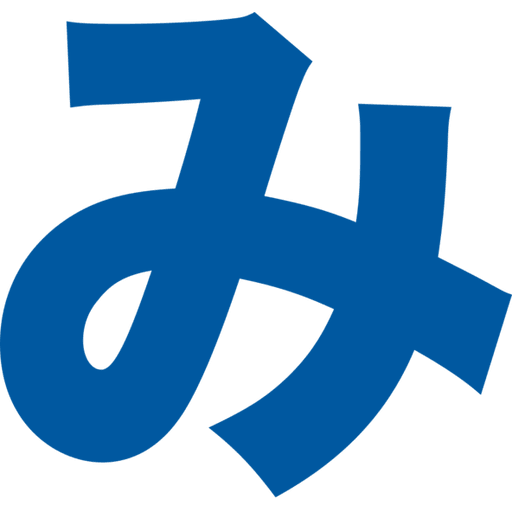 Ícone do Mihon: caractere oriental na cor azul.